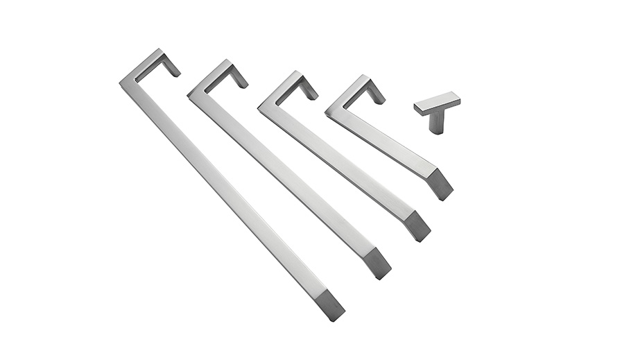 Solid Flat Arc L Handle